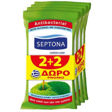 SEPTONA Υγρά Μαντηλάκια 15Τ. Πράσ. Μήλο 2+2 ΔΩΡΟ (Πρ. Ελληνικής Αντιπροσωπείας) SEPTONA Υγρά Μαντηλάκια 15Τ. Πράσ. Μήλο 2+2 ΔΩΡΟ (Πρ. Ελληνικής Αντιπροσωπείας)