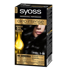 SYOSS Βαφή Μαλλιών Oleo Intense 1-10 Έντονο Μαύρο 115ml ( Πρ. Ελληνικής Αντιπροσωπείας) SYOSS Βαφή Μαλλιών Oleo Intense 1-10 Έντονο Μαύρο 115ml ( Πρ. Ελληνικής Αντιπροσωπείας)