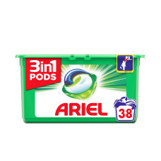 ARIEL Pods 3in1 Κανονικό 38 τεμ. (Πρ. Ελληνικής Αντιπροσωπείας) ARIEL Pods 3in1 Κανονικό 38 τεμ. (Πρ. Ελληνικής Αντιπροσωπείας)