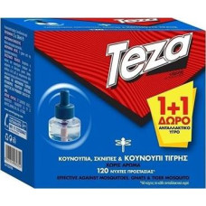 TEZA Fik Συσκευή Υγρού 2in1 + Aνταλλακτικό για  60 Νύχτες. Δώρο  (Προϊόν Ελληνικής Αντιπροσωπείας)