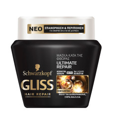 SCHWARZKOPF Gliss Ultimate Repair Μάσκα 300ml (Πρ. Ελληνικής Αντιπροσωπείας) SCHWARZKOPF Gliss Ultimate Repair Μάσκα 300ml (Πρ. Ελληνικής Αντιπροσωπείας)