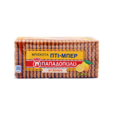 ΠΑΠΑΔΟΠΟΥΛΟΥ Πτι Μπερ Βρώμη & Λεμόνι 155gr