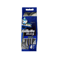 GILLETTE Blue 3 Simple Μιας Χρήσης 4τμχ. (ΠροΪον Ελληνικής Αντιπροσωπείας)