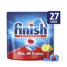 FINISH Ταμπλέτες All in 1 Lemon 27T (Πρ. Ελληνικής Αντιπροσωπείας) FINISH Ταμπλέτες All in 1 Lemon 27T (Πρ. Ελληνικής Αντιπροσωπείας)