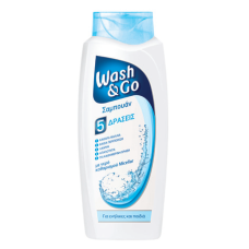 WASH & GO Σαμπουάν Micellar Water  700ml (Πρ. Ελληνικής Αντιπροσωπείας)