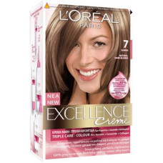 L'OREAL Excellence Βαφή Μαλλιών N.7 Ξανθό 48ml