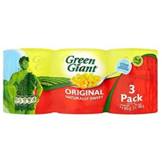 GREEN GIANT Original Naturally Sweet Corn 3x198gr