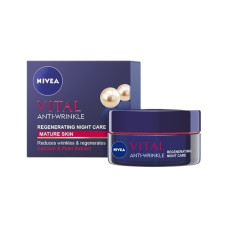 NIVEA Vital Θρεπτική Κρέμα Νύκτας με Ηράνθεμο + Ασβέστιο 50ml