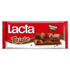 LACTA Σοκολάτα Γάλακτος Triple Choco 90gr (BARCODE ZIN: 7622210631619) LACTA Σοκολάτα Γάλακτος Triple Choco 90gr (BARCODE ZIN: 7622210631619)
