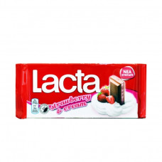 LACTA Σοκολάτα Γάλακτος Κρέμα Φράουλα 100gr (BARCODE ZIN: 7622210872937) LACTA Σοκολάτα Γάλακτος Κρέμα Φράουλα 100gr (BARCODE ZIN: 7622210872937)
