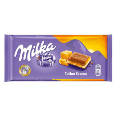 MILKA Σοκολάτα Toffee Cream 100gr (BARCODE ZIN: 7622210587503)