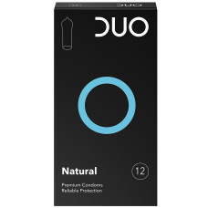DUO Προφυλακτικά Natural (κανονικό) συσκευασία 12 τεμαχίων