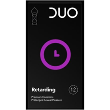 DUO Προφυλακτικά Retarding (επιβραδυντικό) συσκευασία 12 τεμαχίων DUO Προφυλακτικά Retarding (επιβραδυντικό) συσκευασία 12 τεμαχίων