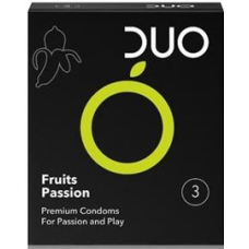 DUO Προφυλακτικά Fruits Passion (με γεύσεις) συσκευασία 3 τεμαχίων DUO Προφυλακτικά Fruits Passion (με γεύσεις) συσκευασία 3 τεμαχίων