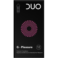 DUO Προφυλακτικά G-pleasure συσκευασία 12 τεμαχίων