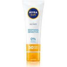  NIVEA Sun Αντηλιακό UV Face Sensitive Cream SPF50 50ml