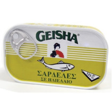 GEISHA Σαρδέλες σε ηλιέλαιο 125gr
