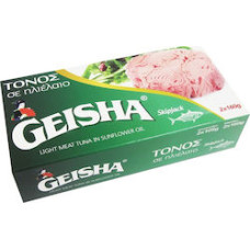 GEISHA Τόνος κομμ. λαδιού Σετ 2x160gr