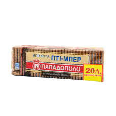 ΠΑΠΑΔΟΠΟΥΛΟΥ Πτι Μπερ Ολικής Άλεσης 225gr