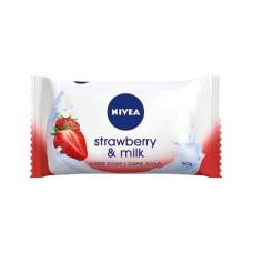 NIVEA Κρεμοσάπουνο Strawberry & Milk 90gr FLOW_PACK NIVEA Κρεμοσάπουνο Strawberry & Milk 90gr FLOW_PACK