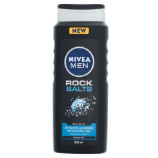 NIVEA MEN Ντους Gel Rock Salts 500ml NIVEA MEN Ντους Gel Rock Salts 500ml