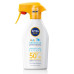  NIVEA Sun Αντηλιακό Kids Sensitive Trigger SPF50+ 300ml