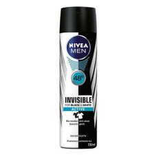 NIVEA MEN Deo Black & White Active Invisible Spray Αντρικό 150ml NIVEA MEN Deo Black & White Active Invisible Spray Αντρικό 150ml
