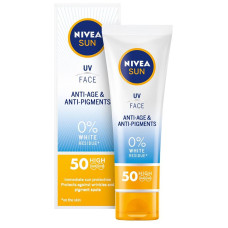  NIVEA Sun Αντηλιακό UV Face Anti-Age Cream SPF50 50ml