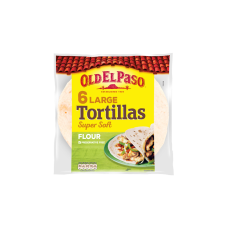 OLD EL PASO 6 Large Soft Flour Τορτίγιας 350gr