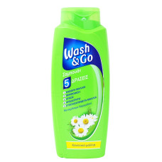 WASH & GO Σαμπουάν Χαμομήλι για κανονικά μαλλιά 700ml (Πρ. Ελληνικής Αντιπροσωπείας)